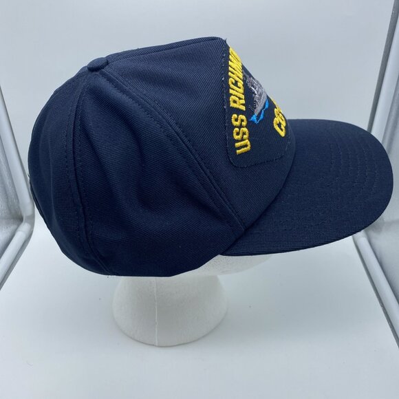 USS Richmond K Turner CG-20 Blue Baseball Cap Hat Snap-back OSFM USA Made - Picture 3 of 9